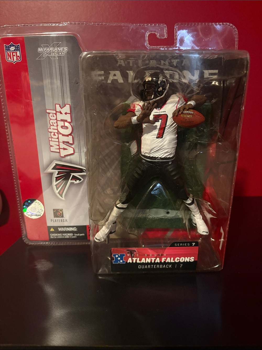 McFarlane Michael Vick Atlanta Falcons Action Figure - Black, White, Red